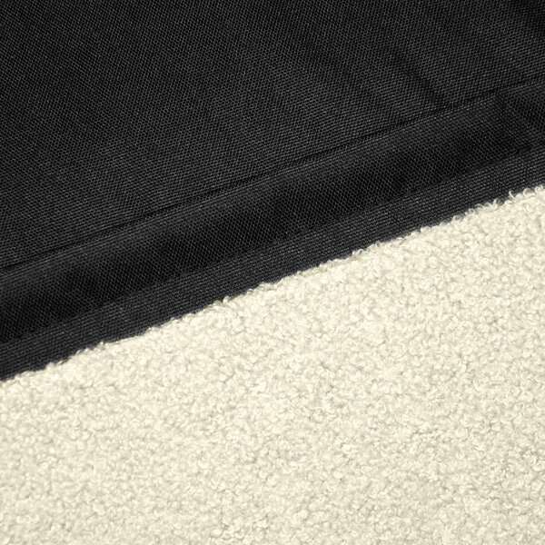 Светлосив детски пуф от букле Snug 130 Bear – SLOWDOWN