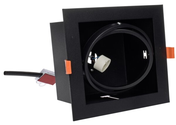 Осветление за окачен таван PLAZA AR111 1xGU10/12W/230V черна