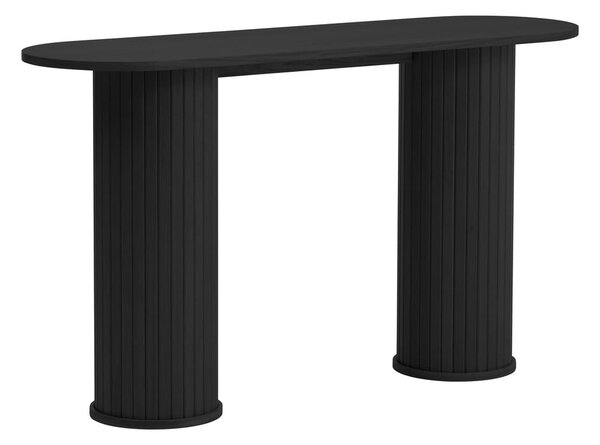Черна конзолна маса 40x130 cm Nola – Unique Furniture