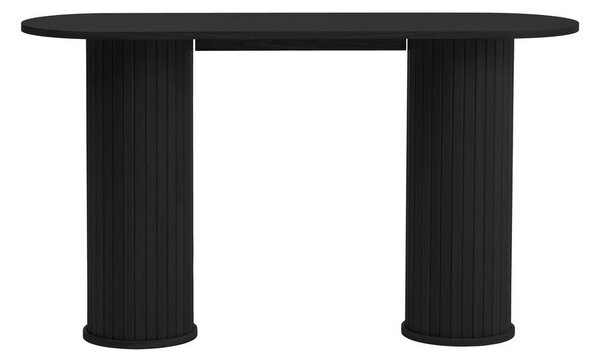 Черна конзолна маса 40x130 cm Nola – Unique Furniture