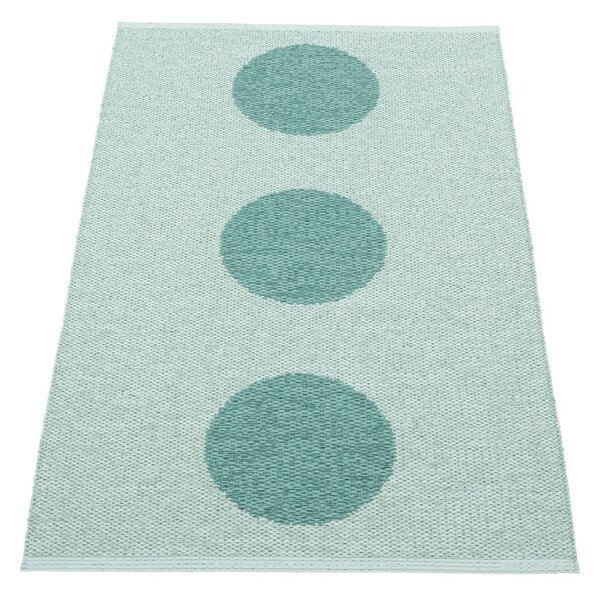 Тюркоазен килим за открито и закрито 70x120 cm Vera Pop Jade – Pappelina