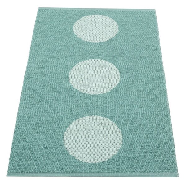 Тюркоазен килим за открито и закрито 70x120 cm Vera Pop Jade – Pappelina