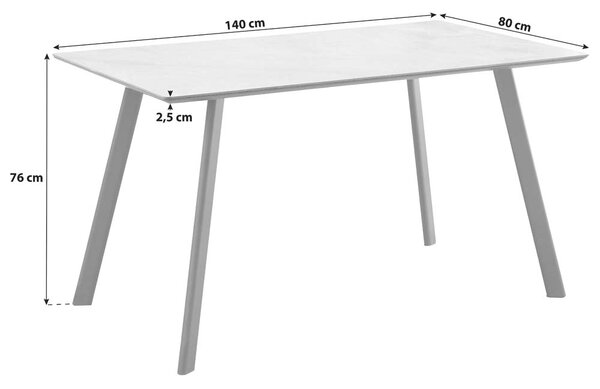 ТРАПЕЗНА МАСА 140/80/76 CM