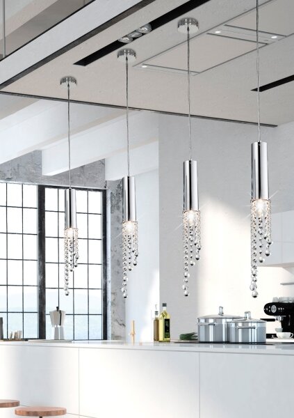 LED Полилей висящ на кабел DUERO LED/3W/230V