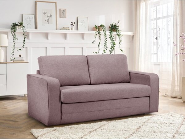 Светлорозов разтегателен диван 160 cm Come – Bobochic Paris