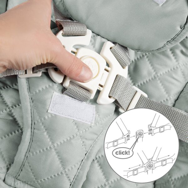 Стол за хранене в светлозелен и естествен цвят Style Born Up 2in1 – Roba