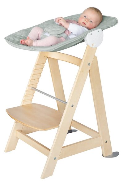 Стол за хранене в светлозелен и естествен цвят Style Born Up 2in1 – Roba
