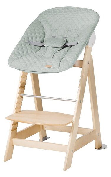 Стол за хранене в светлозелен и естествен цвят Style Born Up 2in1 – Roba