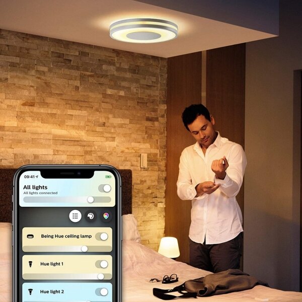 Philips 32610/48/P6 - Димируемо LED осветително тяло Hue BEING LED/27W/230V + дистанционно управление