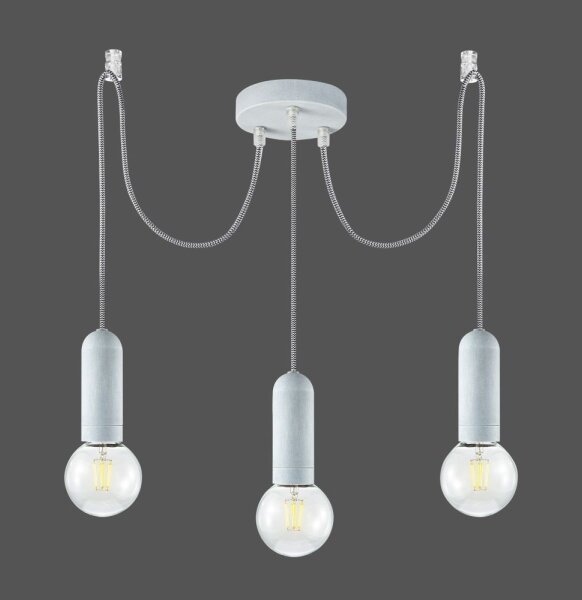 Leuchten Direkt 14776-22 - Пендел TURN ME 3xE27/60W/230V паяк