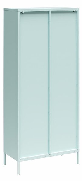 Светлосиня метална витрина 80x186x40 cm Luna – Støraa