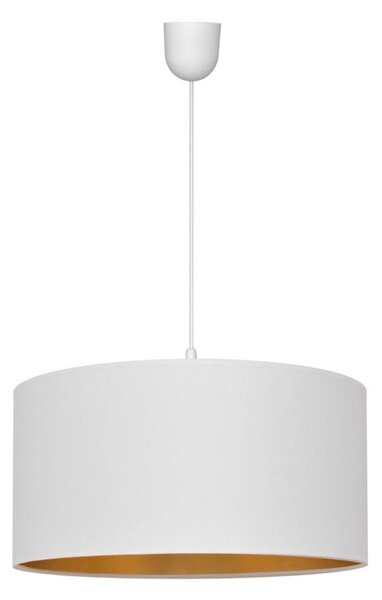 Полилей ALBA 1xE27/15W/230V, Ø 40 см, бял/златен