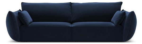Тъмносин кадифен диван 208 cm Vanda – Mazzini Sofas
