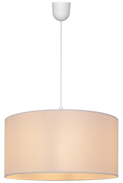Висящ полилей ALBA 1xE27/15W/230V Ø 40 см бял