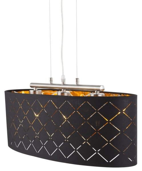 Globo 15229H2 - Полилей на въже CLARKE 3xE27/60W/230V