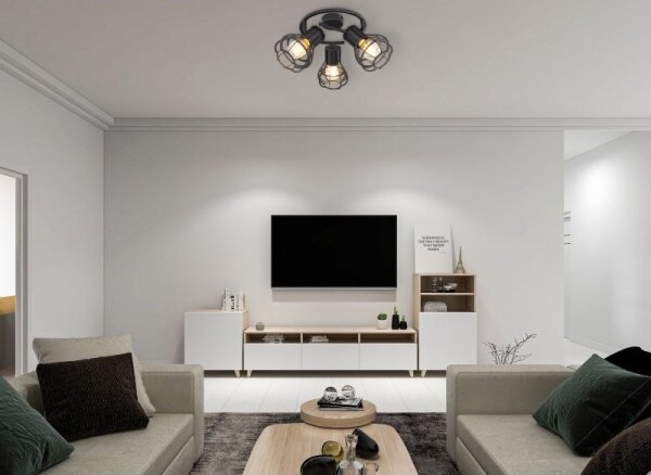 Globo 15388-3 - Прожектор, луна CLASTRA 3xE27/40W/230V