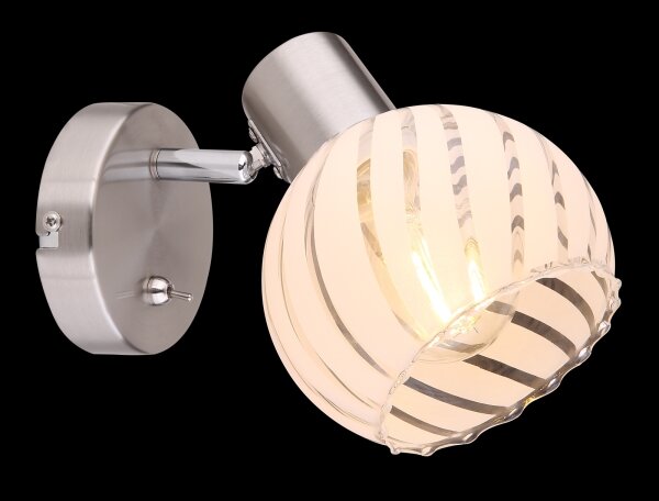 Globo 54025-1 - Стенен прожектор, луна WILLY 1xE27/40W/230V