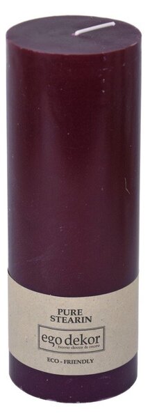 Виненочервена приятелска свещ, време на горене 60 ч. Eco - Eco candles by Ego dekor
