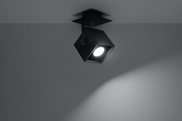 Точково осветително тяло CEDRA 1 1xGU10/40W/230V черна