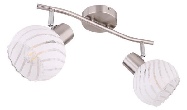 Globo 54025-2 - Прожектор, луна WILLY 2xE27/40W/230V