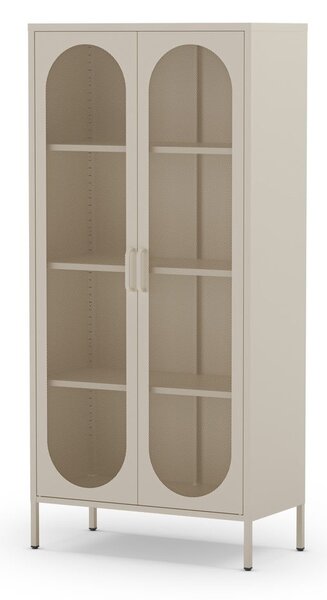 Кремаво шкафче 80x170 cm Diora – Marckeric