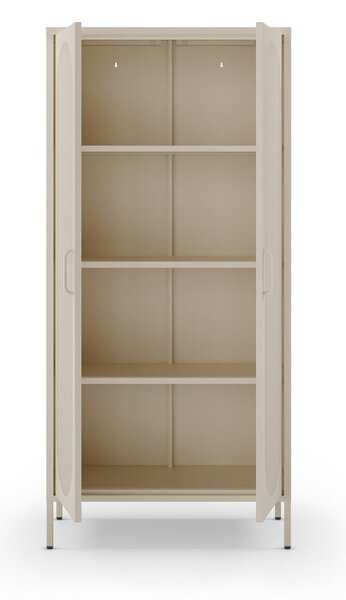 Кремаво шкафче 80x170 cm Diora – Marckeric