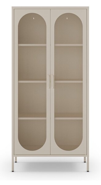 Кремаво шкафче 80x170 cm Diora – Marckeric