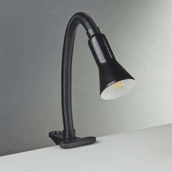 Searchlight EU4122BK - Настолна лампа DESK 1xE14/40W/230V