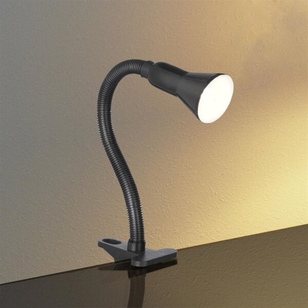 Searchlight EU4122BK - Настолна лампа DESK 1xE14/40W/230V
