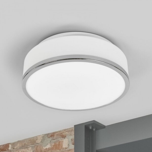 Searchlight 7039-28CC - Плафон за баня DISC 2xE27/60W/230V IP44