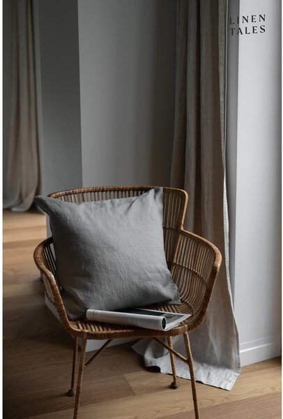 Ленена калъфка за възглавница 50x50 cm Khaki – Linen Tales