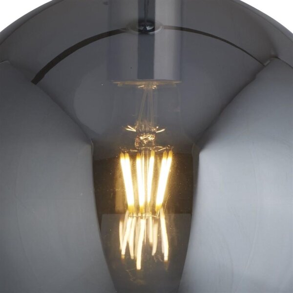 Searchlight 1621SM - Висящ полилей BALL 1xE27/60W/230V сребрист