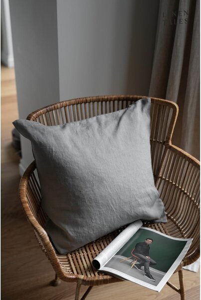 Ленена калъфка за възглавница 50x50 cm Khaki – Linen Tales