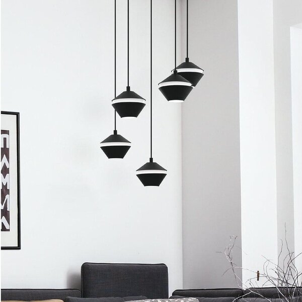 Eglo 98683 - LED полилей с кабелно окачване PERPIGO 5xGU10/5W/230V