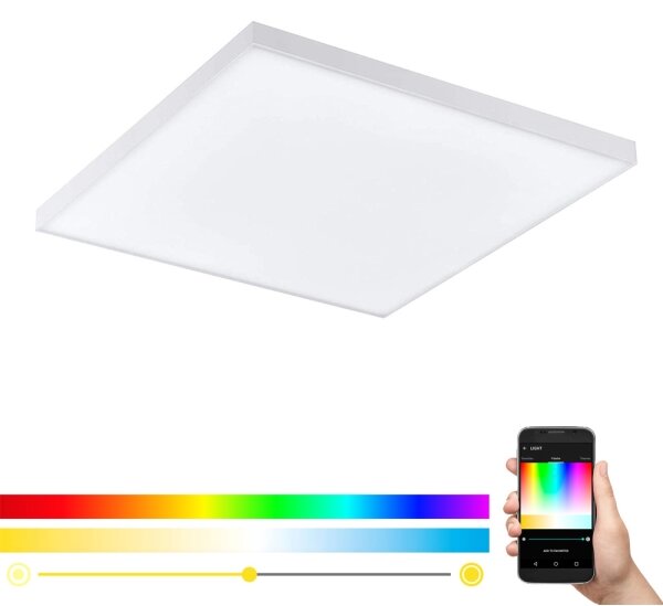 Eglo 98562 - LED RGB Димируем плафон TURCONA-C LED/15W/230V + д.у