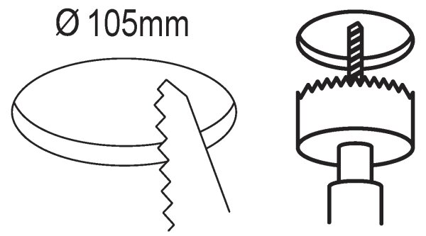 Eglo 99132 - LED вградено осветително тяло FUEVA 5 LED/5,5W/230V