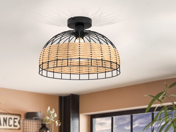 Eglo 43398 - Таванна лампа ANWICK 1xE27/60W/230V