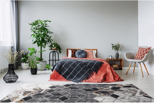 Сив килим 80x150 cm Soft – FD