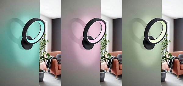 Eglo 99028 - RGB LED димируема стенна лампа MARGHERA-C LED/16W/230V