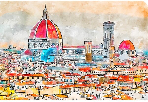 Картина 60x40 cm Florence - Fedkolor