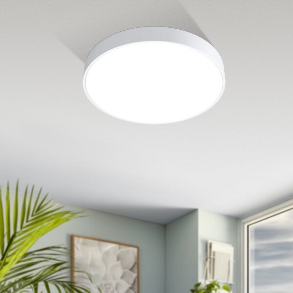 Eglo 98891 - LED Димируема лампа за таван ZUBIETA-A LED / 18W / 230V + ДУ