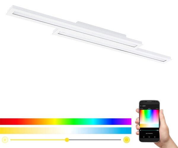 Eglo 99412 - LED RGB Димируема лампа SALITERAS-C 2xLED/10W/230V