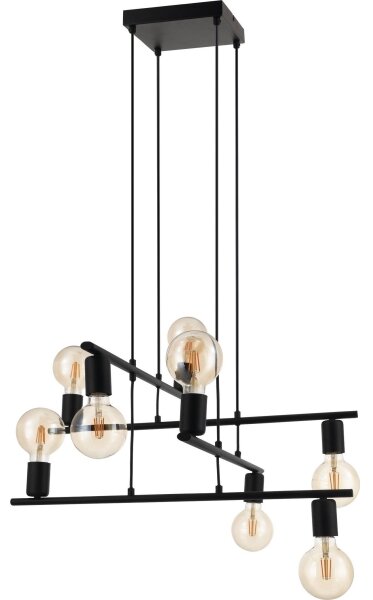 Eglo 98909 - Полилей на въже MEZZANA 8xE27/40W/230V