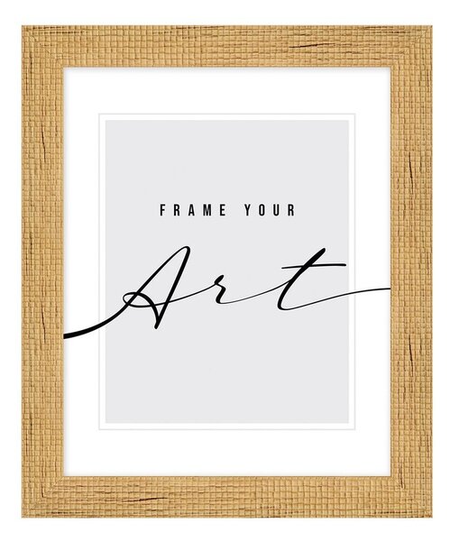 Пластмасова рамка за стена в естествен цвят 48x58 cm