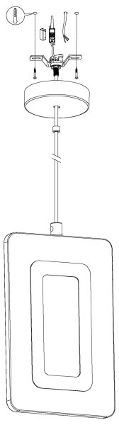 Eglo 98678 - LED полилей на кабел ENALURI LED/5,4W/230V