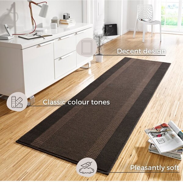 Кафява пътека, 80 x 200 cm Basic - Hanse Home