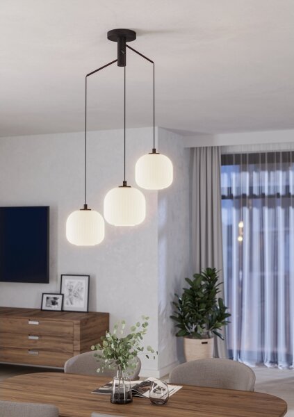 Eglo 99368 - Полилей на въже MANTUNALLE 3xE27/40W/230V