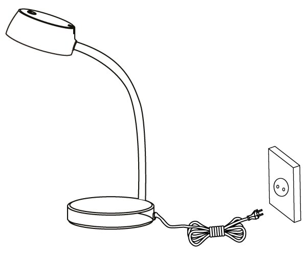 Eglo 99334 - LED Настолна лампа CABALES LED/4,5W/230V
