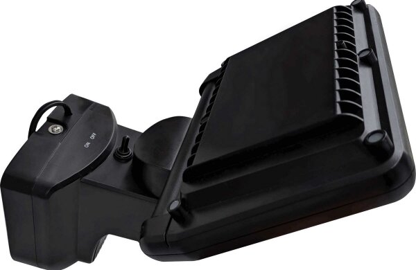 LED соларен прожектор с датчик TOMI LED/10W/7,4V 1800 mAh IP44 черен