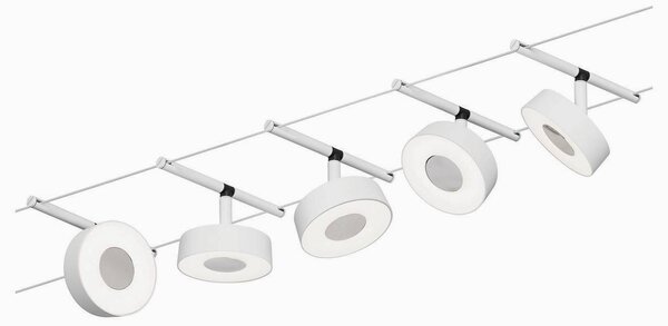 Paulmann Circle LED кабелна система 5fl. бял мат